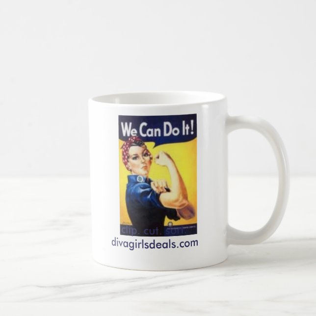 clip. cut. sort. rosie mug (Right)