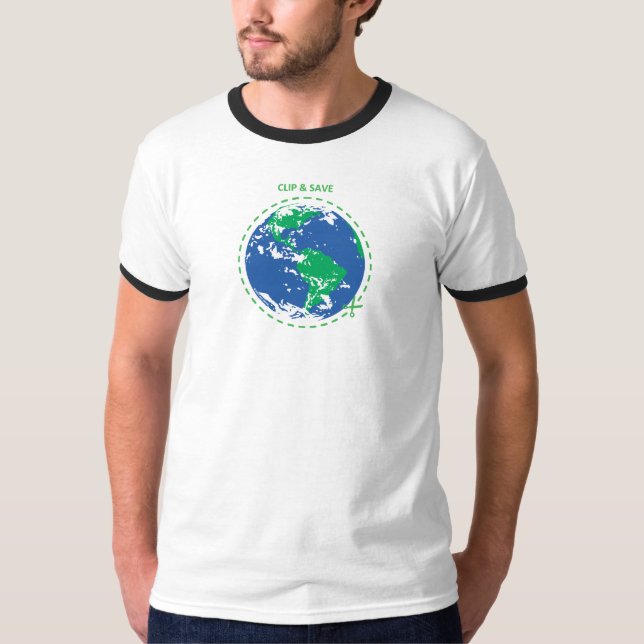 "CLIP & SAVE" T-Shirt (Front)