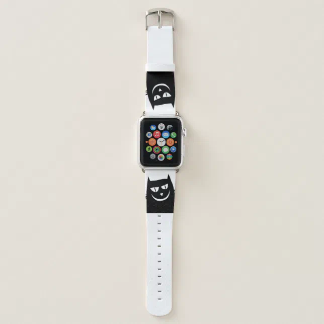 Black Cat Apple Watch Band