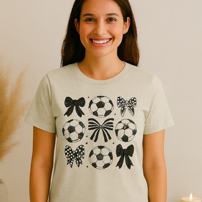 Clipart – Cute Black & White Sporty Design Tri-Blend Shirt (Creator Uploaded)