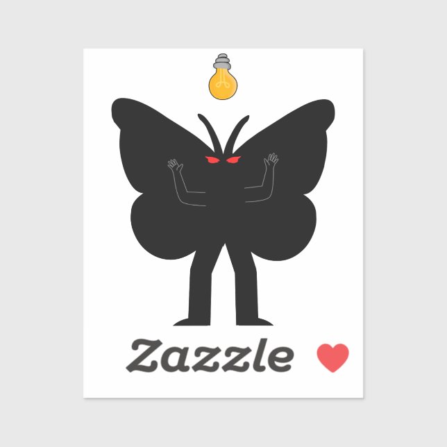 Clipart Mothman Sticker (Sheet)