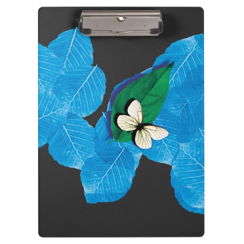 Clipboard 2024 with beautiful romantic blue paper
