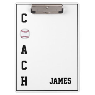 Clipboard-Baseball Coach Clipboard