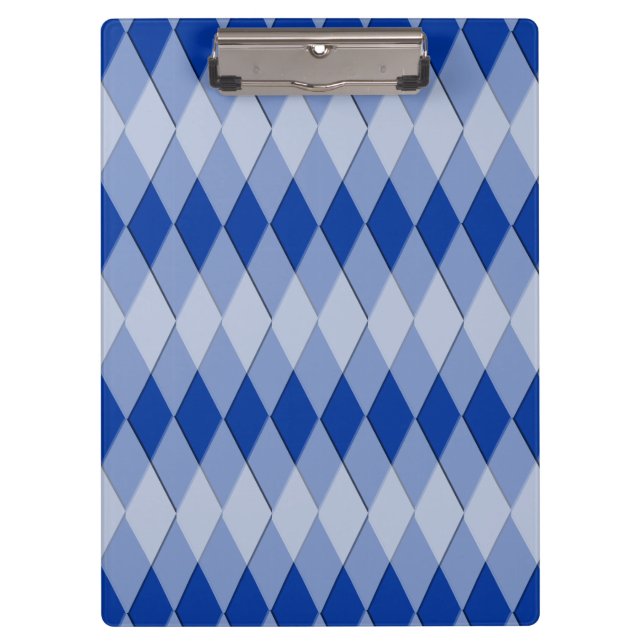 Clipboard - Harlequin Pattern in Your Color (Front)