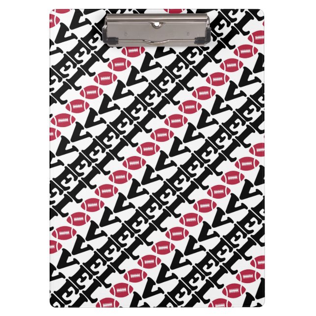 Clipboard/Love Football Clipboard (Front)