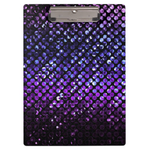 Clipboard Purple Crystal Bling Strass