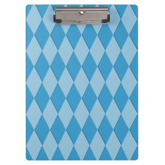 Clipboard - Two Toned Diamond Pattern