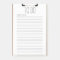 Clipboard with Lined Paper Post-it® Note
