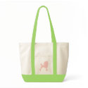 Clipped Standard Poodle (in light pink) bag