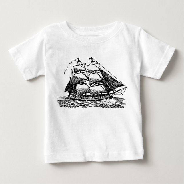 Clipper - Black Baby T-Shirt (Front)
