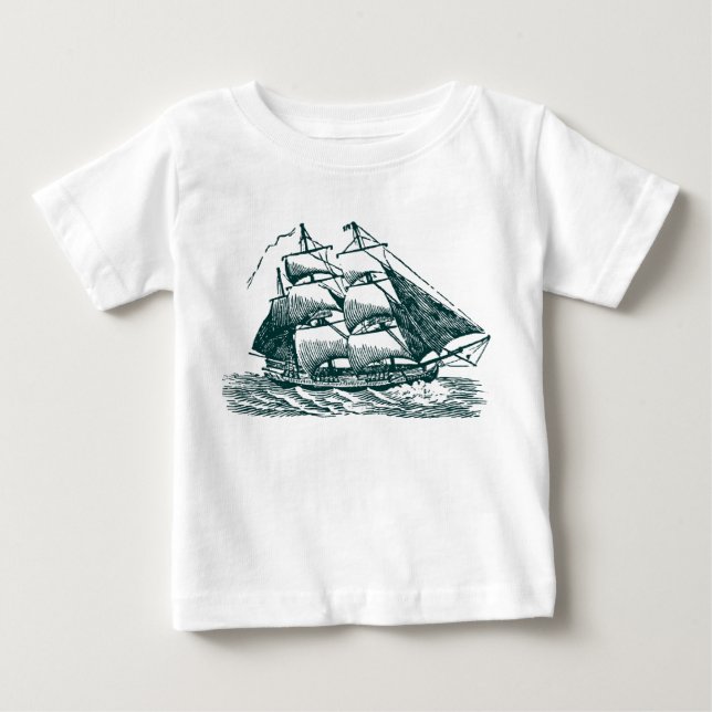 Clipper - Dark Green Baby T-Shirt (Front)