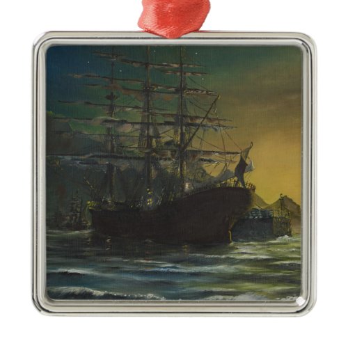 Clipper Metal Ornament