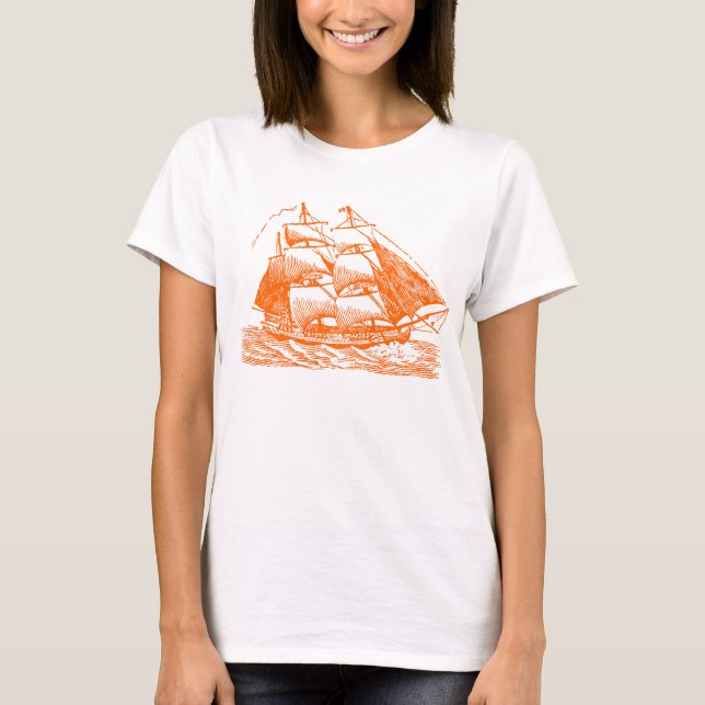 Clipper - Orange T-Shirt (Front)