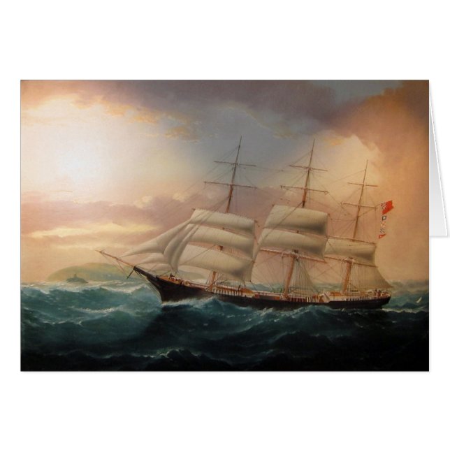 Clipper Ship Esther Roy 1898 Cards (Front Horizontal)
