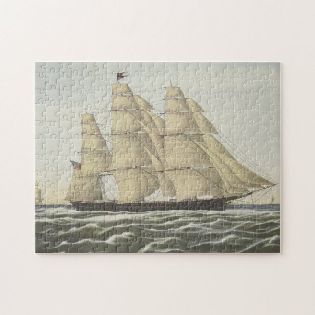 Clipper Ship, Flying Cloud Jigsaw Puzzle (Horizontal)