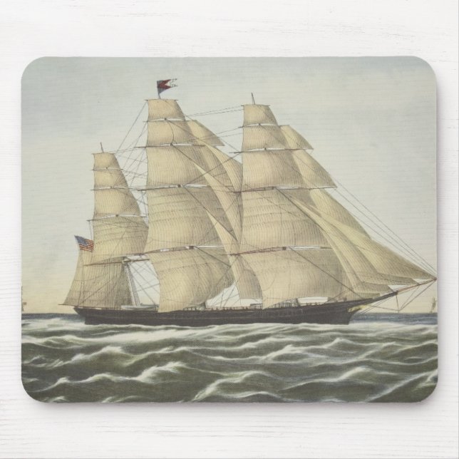 Clipper Ship, Flying Cloud Mouse Pad (Front)