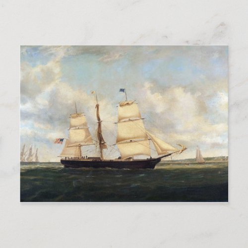 Clipper ship Horatio 19th century Postcard