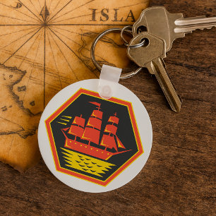 Clipper Ship Keychain