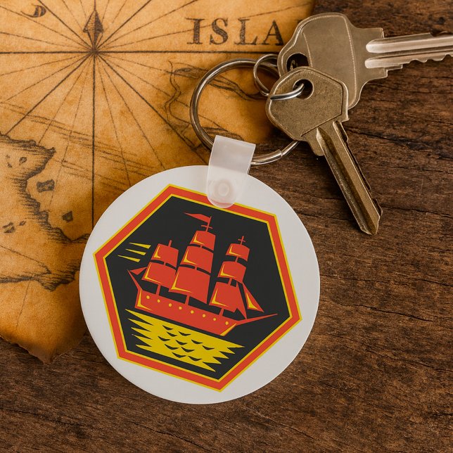 Clipper Ship Keychain (Creator Uploaded)