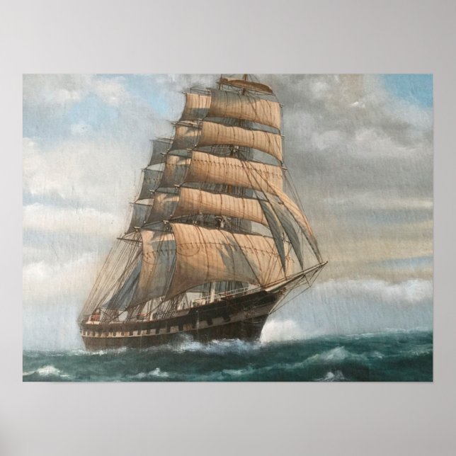Clipper Ship Poster (Front)
