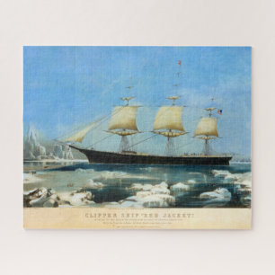 Clipper Ship Red Jacket 1854 Jigsaw Puzzle