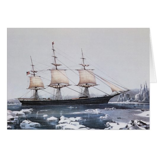 Clipper Ship "Red Jacket" Cards (Front Horizontal)