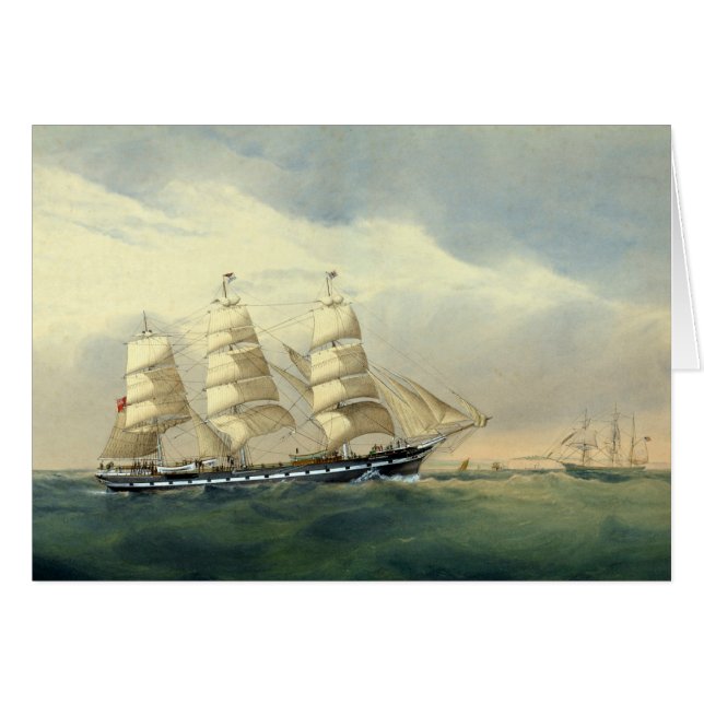 Clipper Ship The Helen Pembroke 1870 (Front Horizontal)