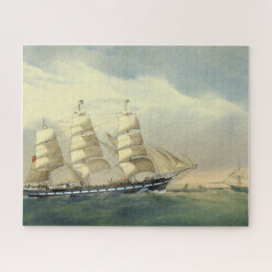 Clipper Ship The Helen Pembroke 1870 Jigsaw Puzzle
