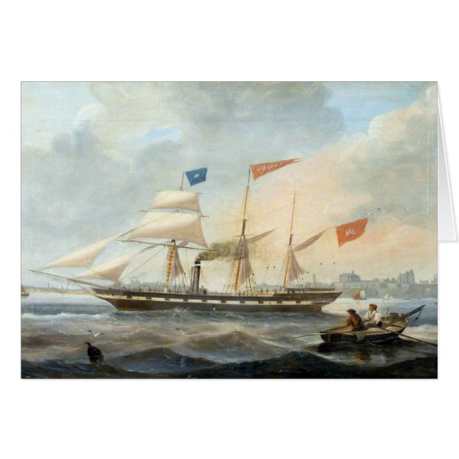 Clipper Ship the Marshall 1847 Cards (Front Horizontal)
