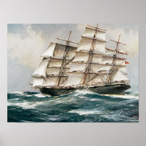 Clipper Ship Torrens Poster