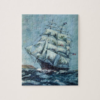 Clipper Ship Western Shore Jigsaw Puzzle
