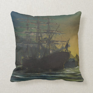 Clipper Throw Pillow