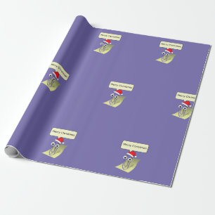 Clippy wishes you a Merry Christmas Wrapping Paper