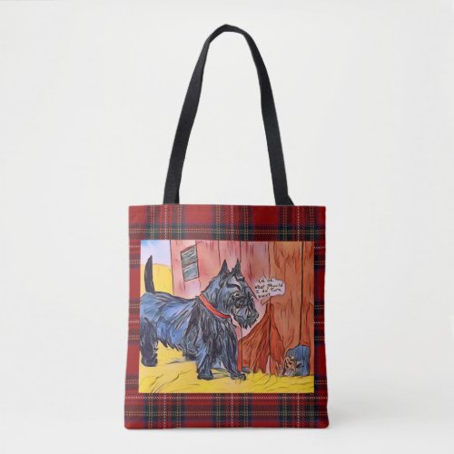 Clive And The Mouse   Tote Bag
