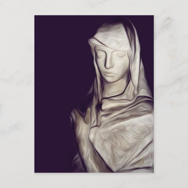 cloaked in sad postcard (Front)