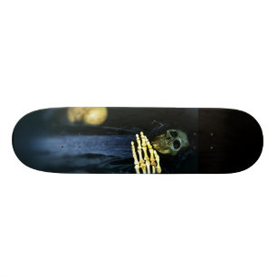 Cloaked Skeleton Skateboard