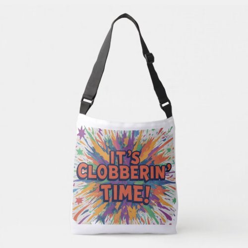 Clobberin Time Chronicles Vintage Comic_Inspire Crossbody Bag