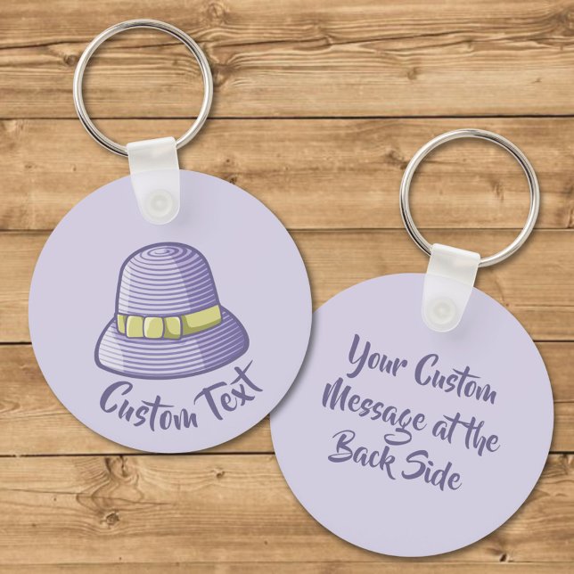 Cloche Hat Lilac Keychain (Creator Uploaded)