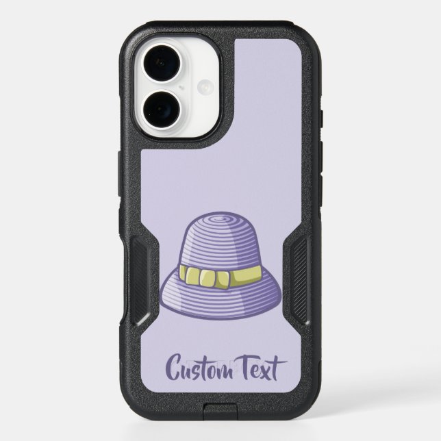 Cloche Hat Lilac Otterbox iPhone Case (Back)