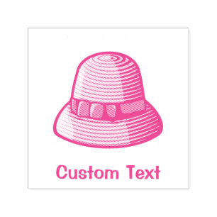 Cloche Hat Self-inking Stamp