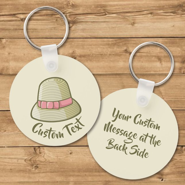 Cloche Hat Yellow Keychain (Creator Uploaded)