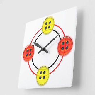 Clock - 3D Buttons