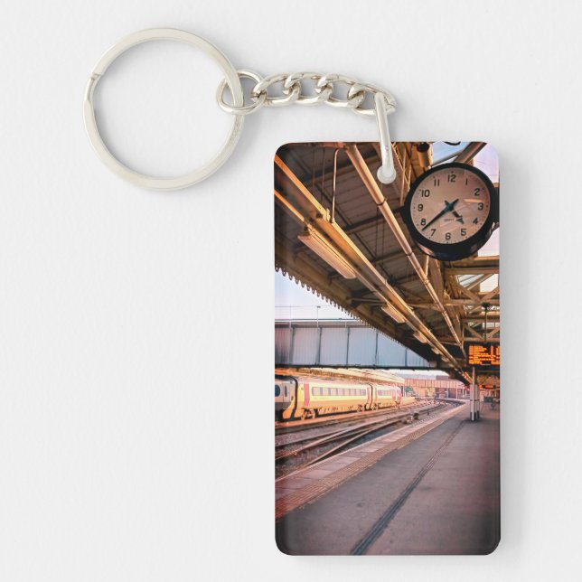 Clock at the station keychain (Front)