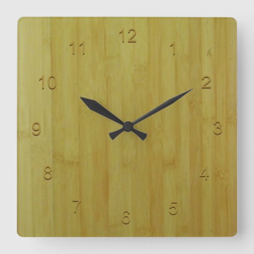 Clock _ Bamboo Boards