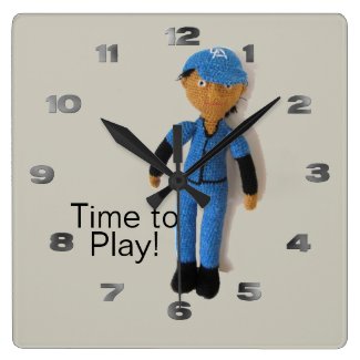 Clock - Baseball Time to Play