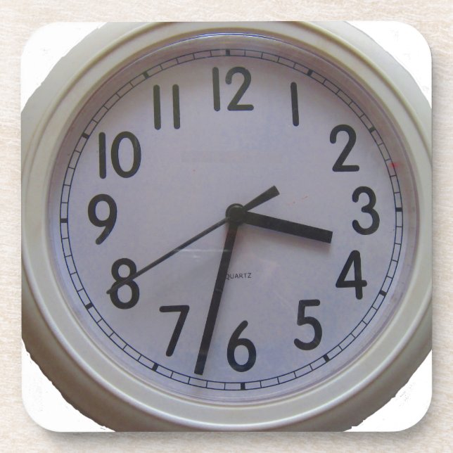Clock Beverage Coaster (Front)