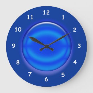 Clock - Blue 3D Disk