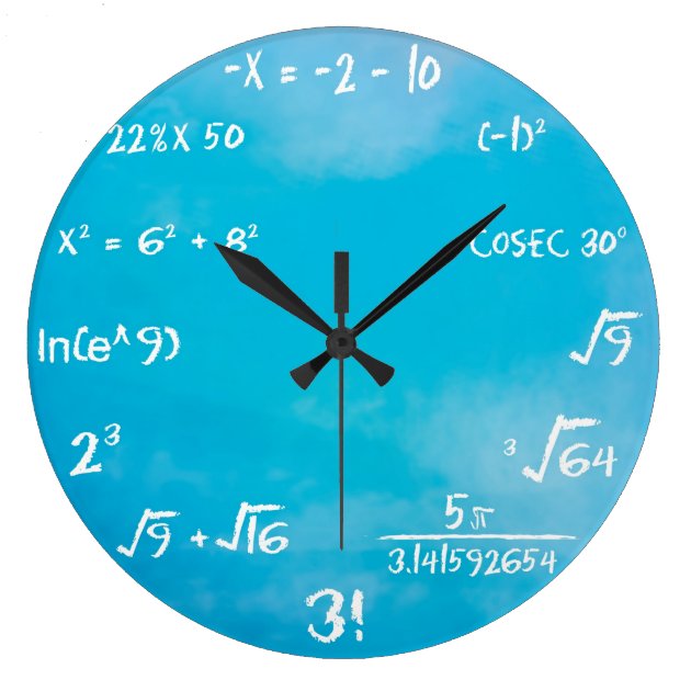 Acctim 22529 Wickford Kids Wall Clock in Blue
