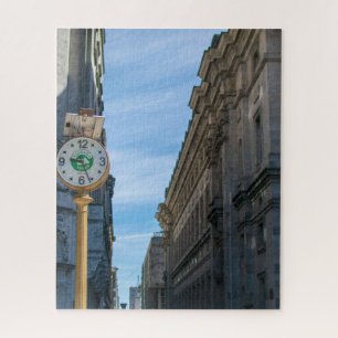 Clock Buenos Aires Argentina Jigsaw Puzzle