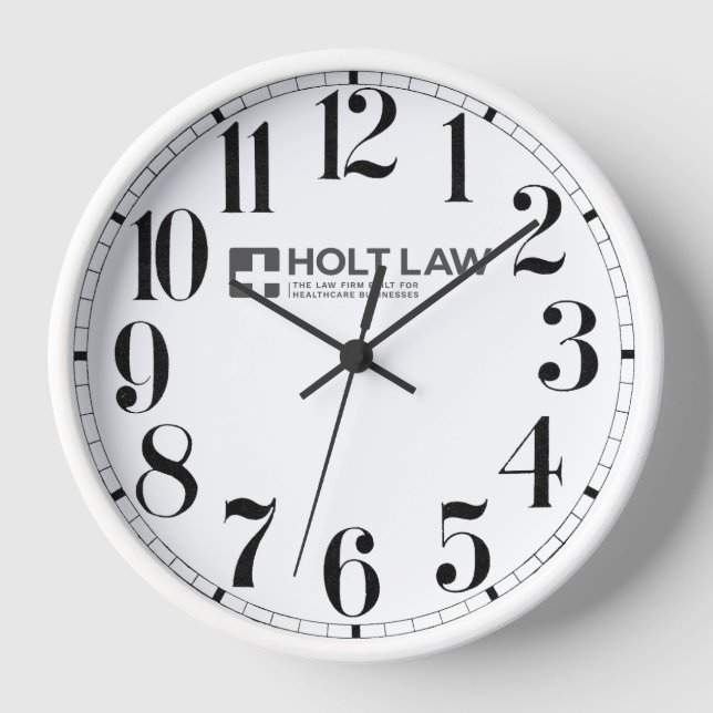 Clock by Holt Law (Grey) (Front)